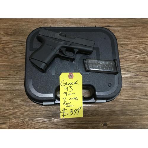 USED GLOCK INC 43 9mm