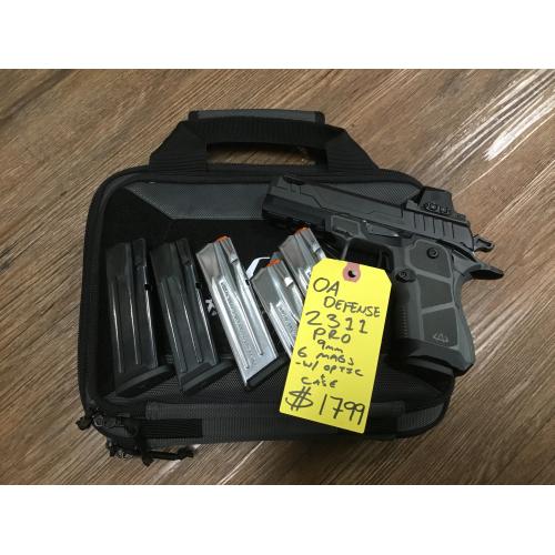 used OA Defense 2311 9mm