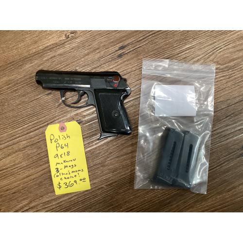 Used Polish P64 9X18 Makarov