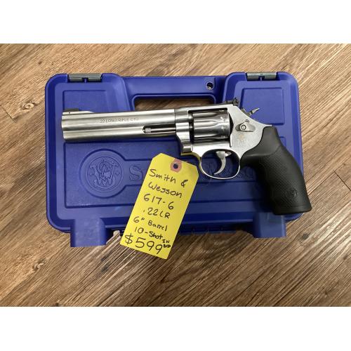 Used S&W 617-6 .22 LR