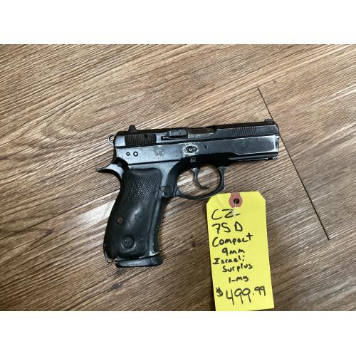 USED CZ 75D Compact 9mm