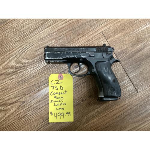 USED CZ 75D Compact 9mm