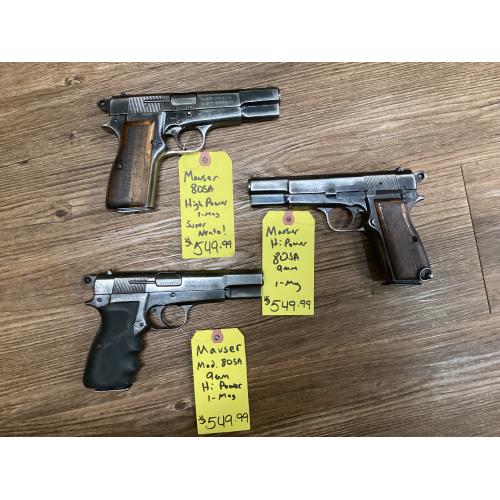 USED Mauser Mod. 80SA 9mm