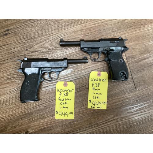 USED Walther P38 9mm