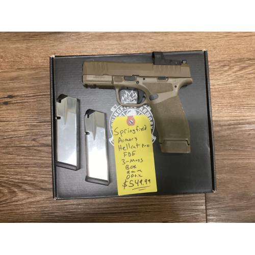 USED Springfield Armory Hellcat Pro 9mm