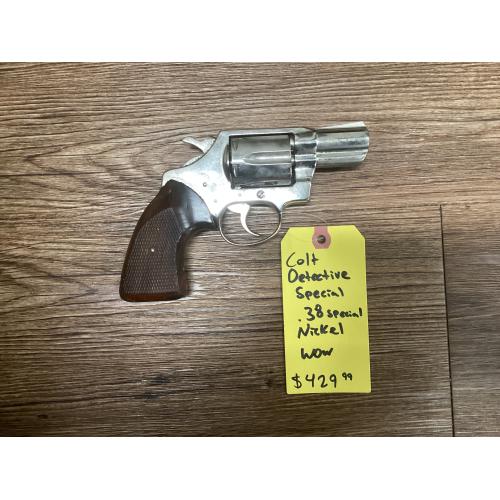 USED Colt Detective Special Nickel