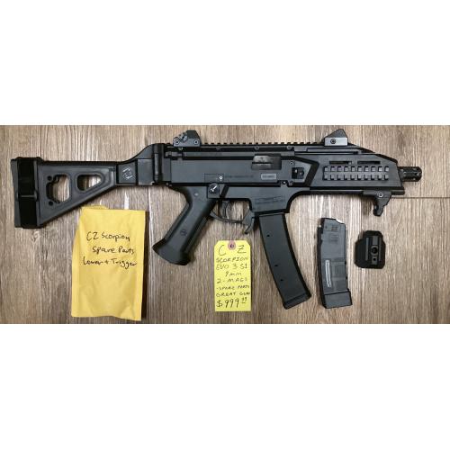 USED  CZ SCORPION EVO 3