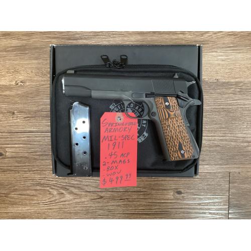 CONSIGNMENT Springfield Armory  MIL-SPEC 1911 .45 ACP
