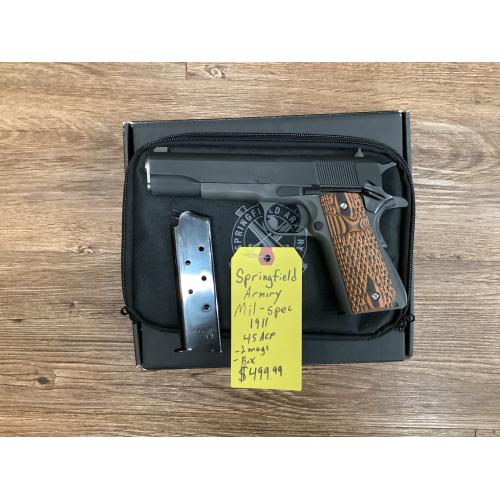 USED Springfield Armory 1911 Mil-Spec .45 APC