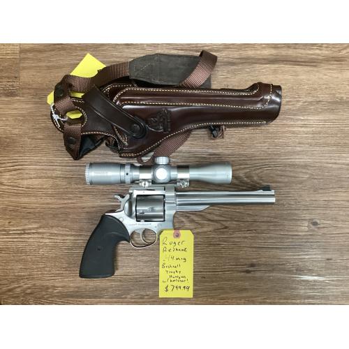 USED Ruger Redhawk .44 mag Bushnell Scope