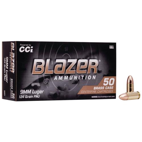 Blazer 9mm luger 124gr 1000rd