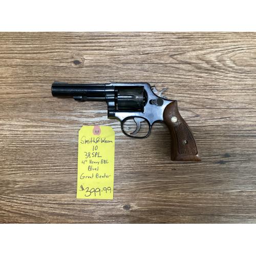 USED Smith & Wesson 10-8 .38 SPL