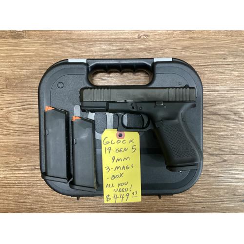 USED Glock 19 GEN 5 