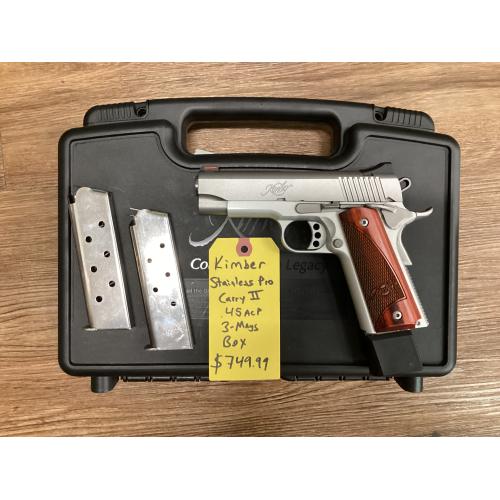 USED Kimber Stainless Pro Carry II