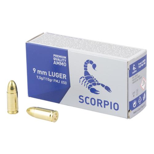 1000rd Case STV Scorpio 9mm 115gr