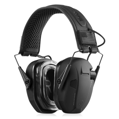 APOLLO ELECTRONIC EARMUFFS HEARING PROTECTION OBSIDIAN BLACK