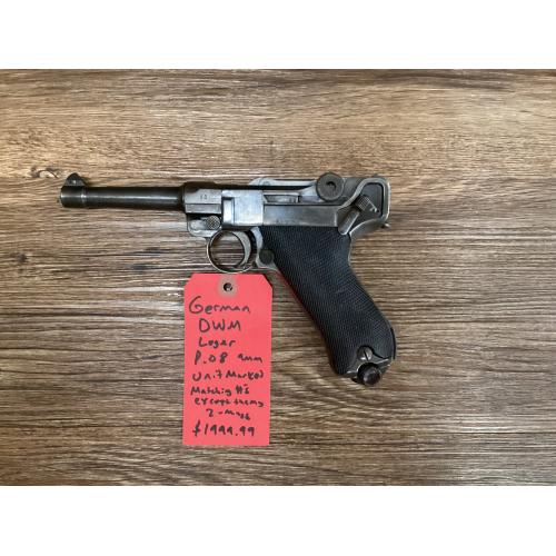 CONSIGNMENT German DWM P08 Luger