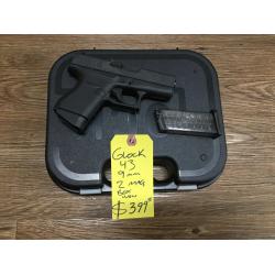 USED GLOCK INC 43 9mm