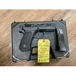Used CZ 75 P-01 9mm