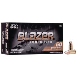 Blazer 9mm luger 124gr 1000rd