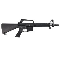 Rock River Arms A1 Carbine SBR, Semi-automatic, Short Barreled Rifle, 223 Remington/5.56 NATO, 10.5 Barrel, Threaded 1/2X28, A1 Flash Hider, Anodized Finish, Black, RRA A1 Pistol Grip, Fixed Entry Stock, 30 Rounds, 1 Magazines, Includes Front Sling S