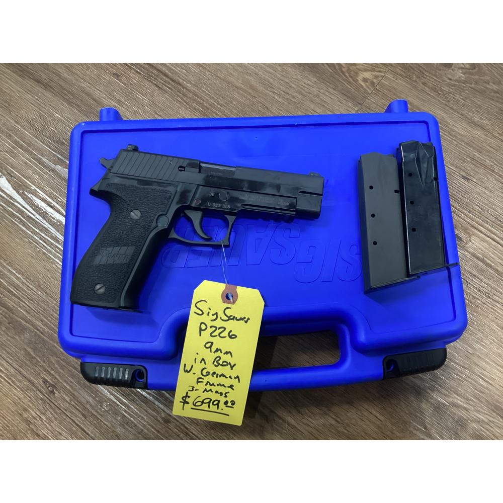Used Sig Sauer P226 German frame 9mm
