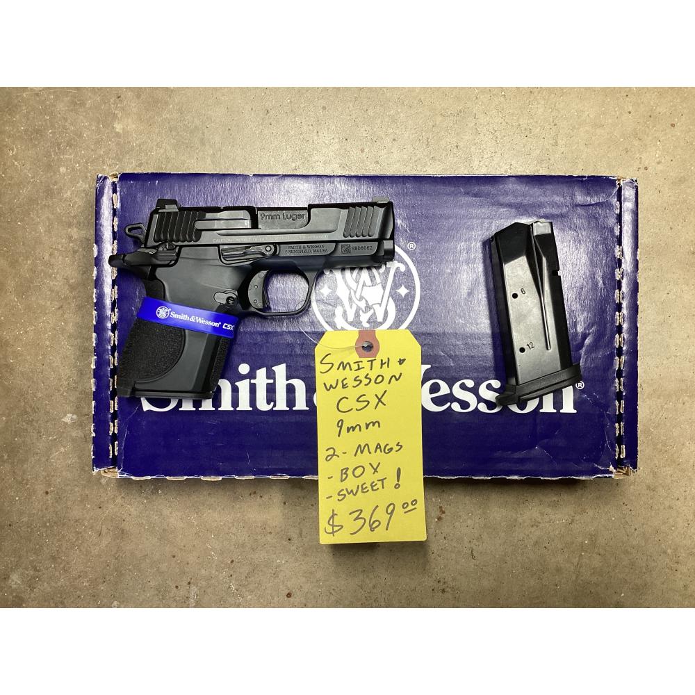 USED Smith & Wesson CSX 9mm LNIB