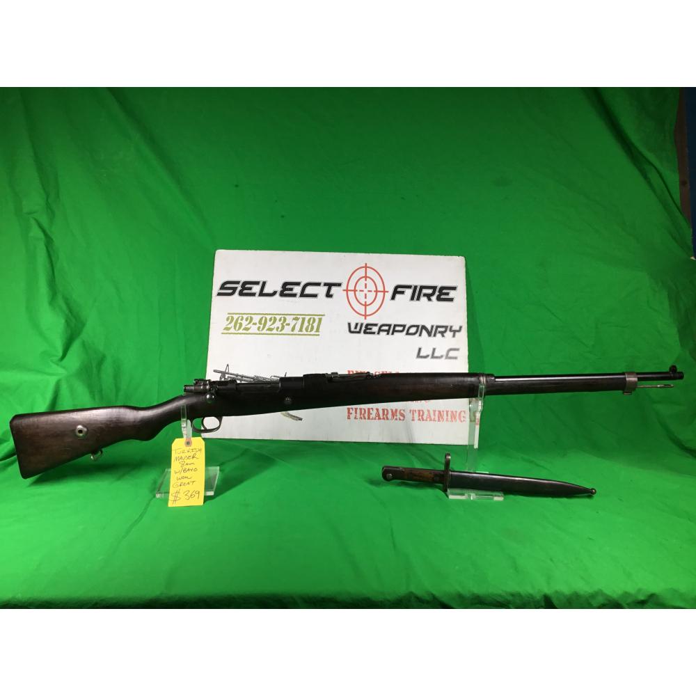 Used Turkish Mauser 8mm Mauser w/ Bayonet