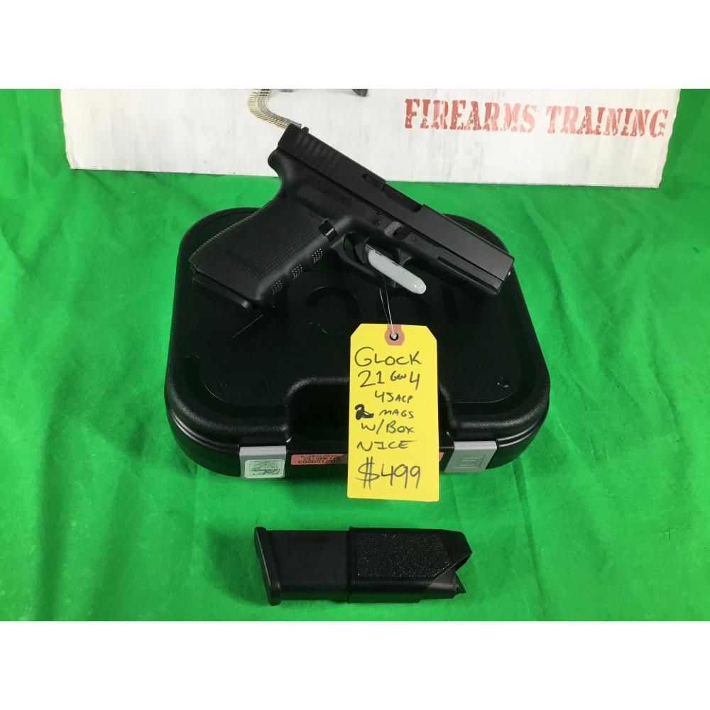 USED GLOCK 21 GEN 4 .45 ACP