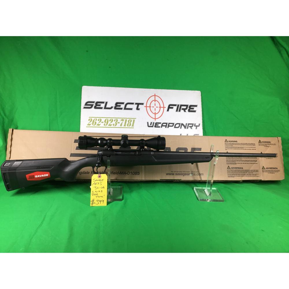 USED SAVAGE AXIS 30-06 LNIB