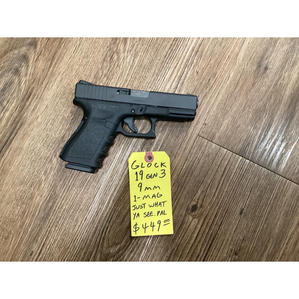 USED GLOCK 19 GEN 3 9mm