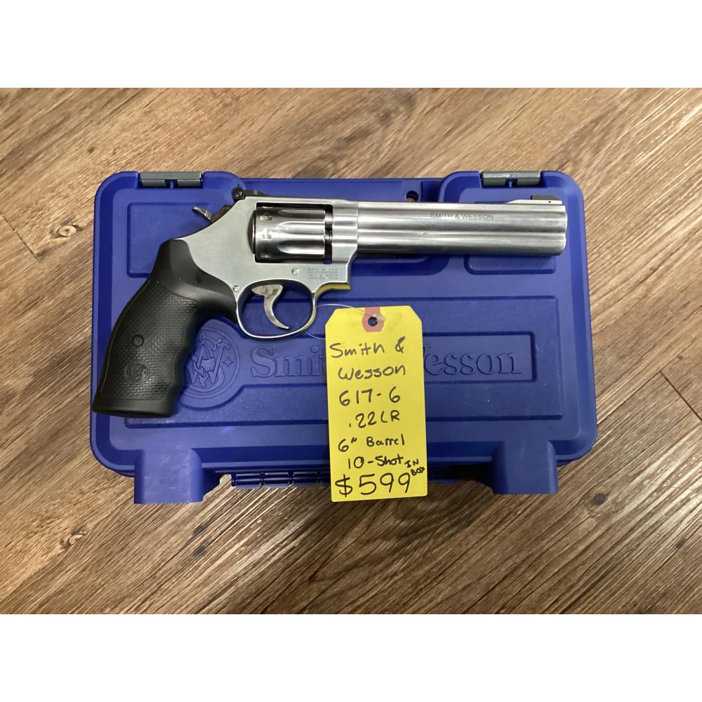 Used S&W 617-6 .22 LR