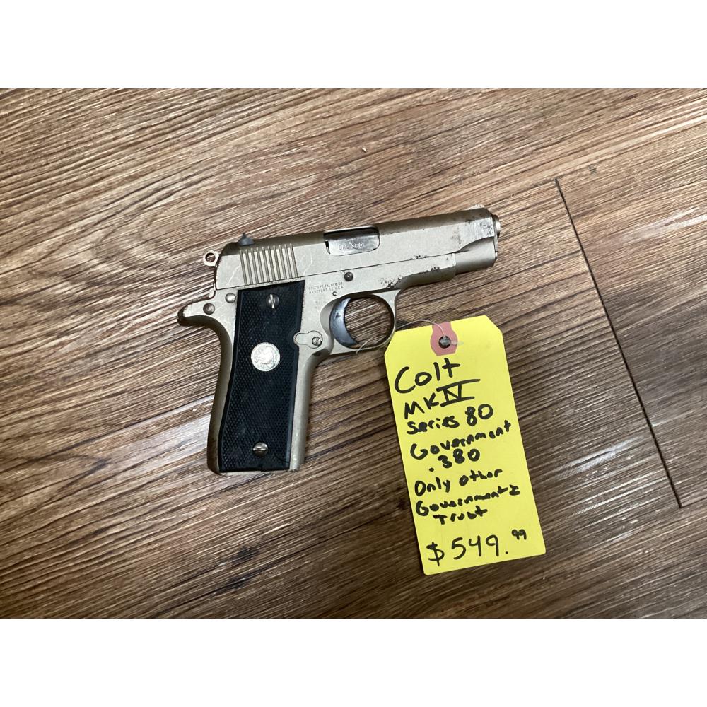 USED Colt MKIV Series 80 Government .380 ACP