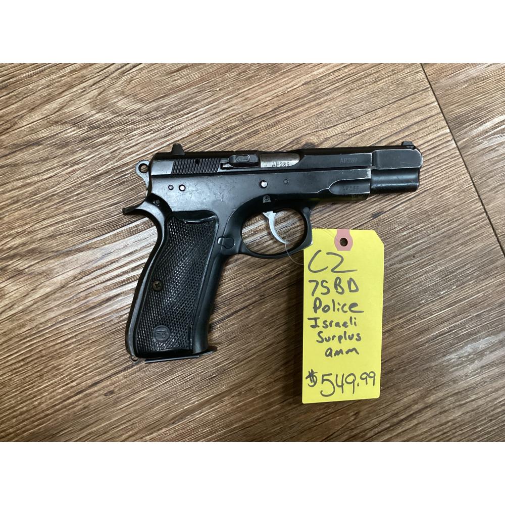 USED CZ 75 BD Police 9mm