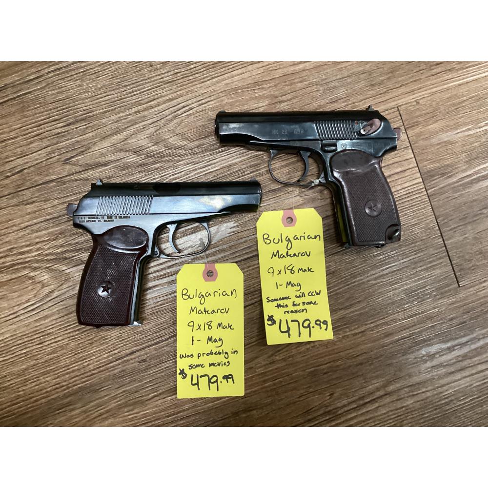 USED Bulgarian Makarov 9x18