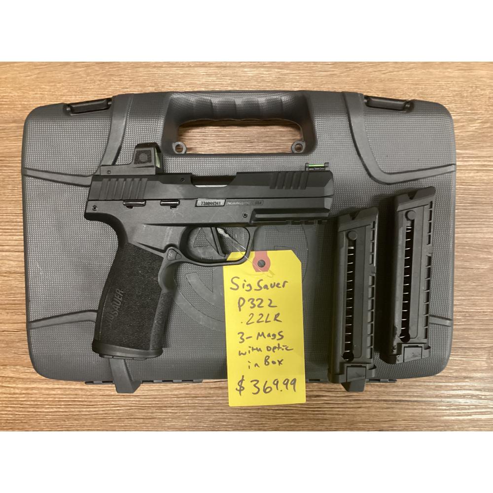 USED Sig Sauer P322 .22 LR