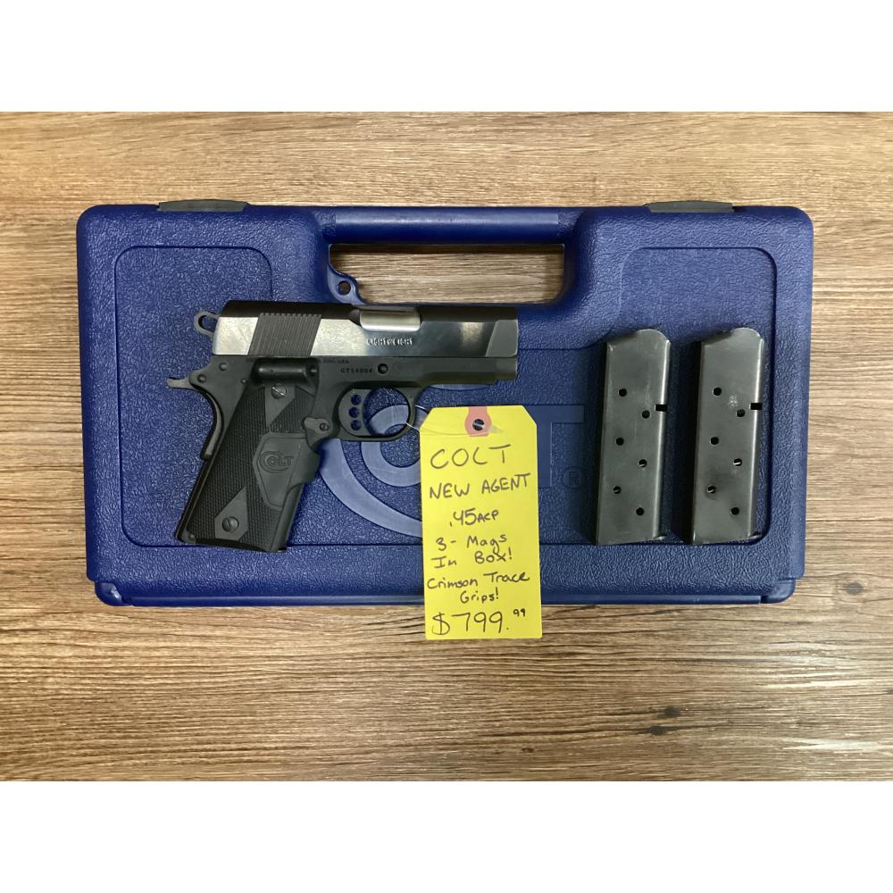 USED. Colt New Agent .45 ACP Laser Grips