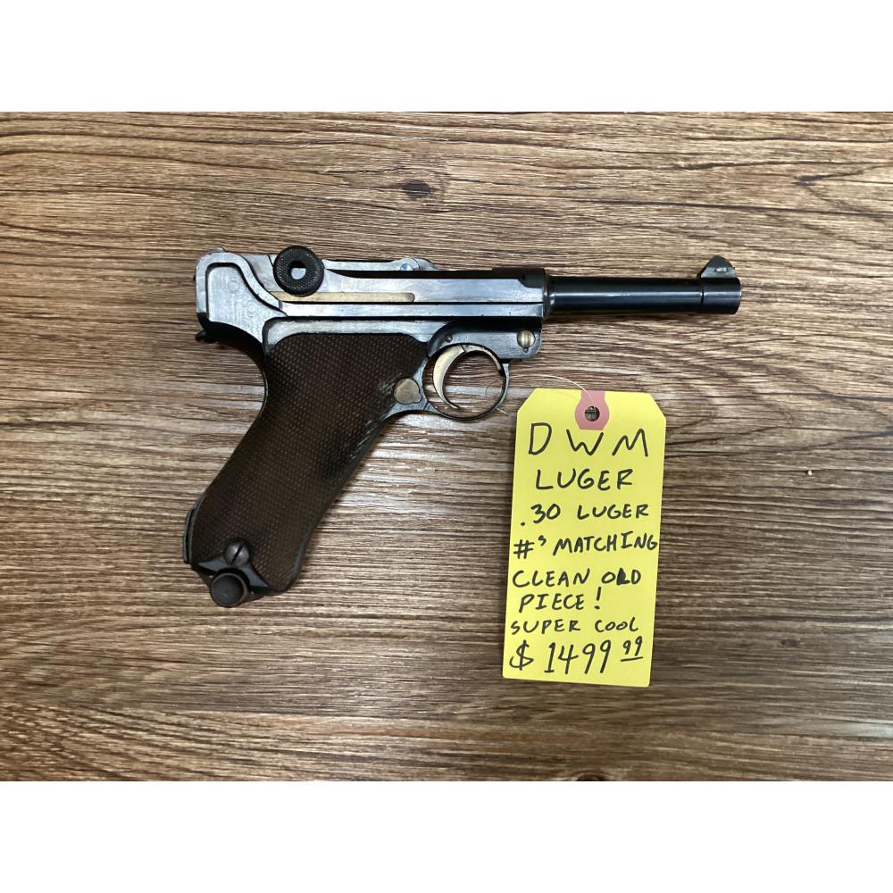 USED DWM Luger .30 Luger