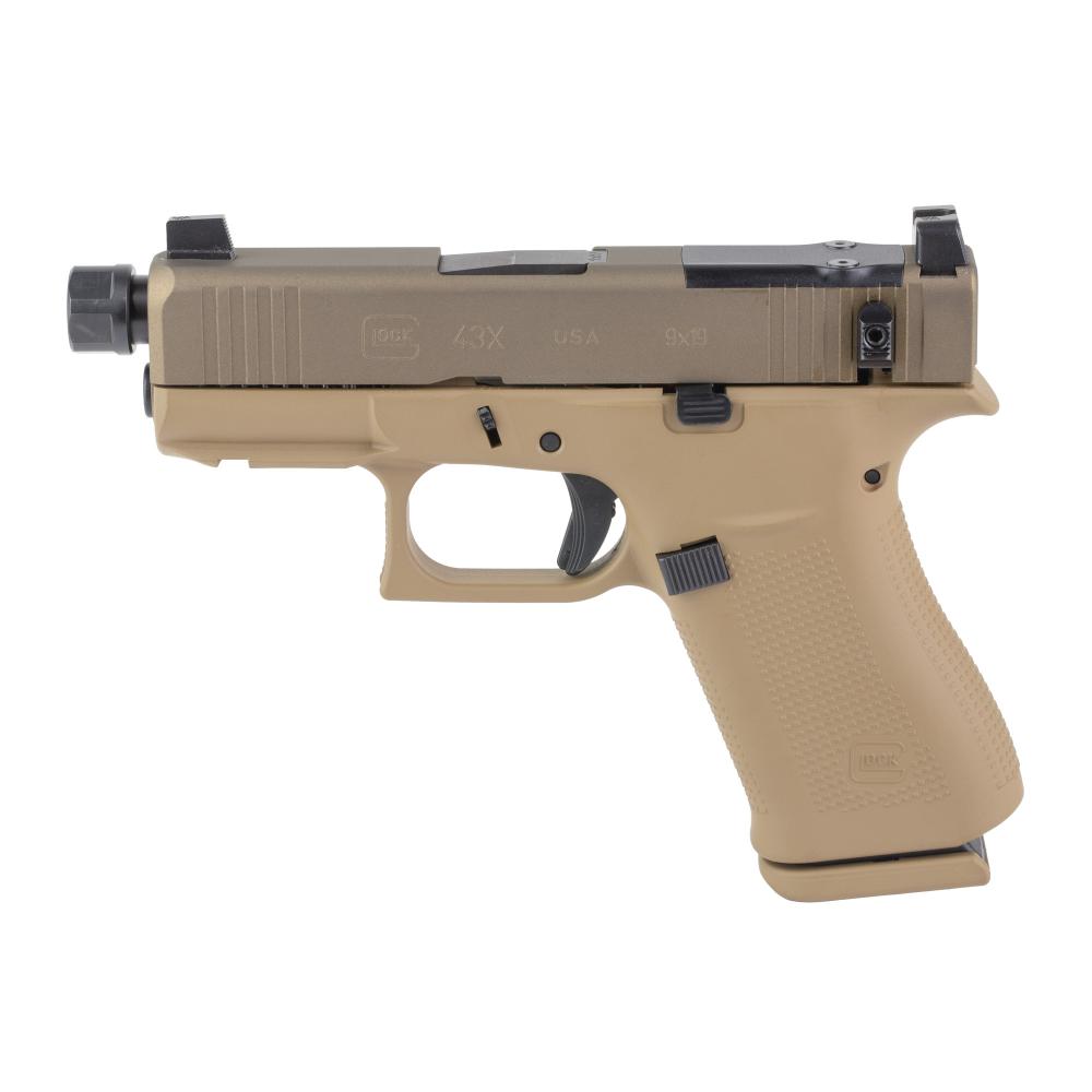GLOCK 43X HP 9MM 10RD 3.92 TB FDE