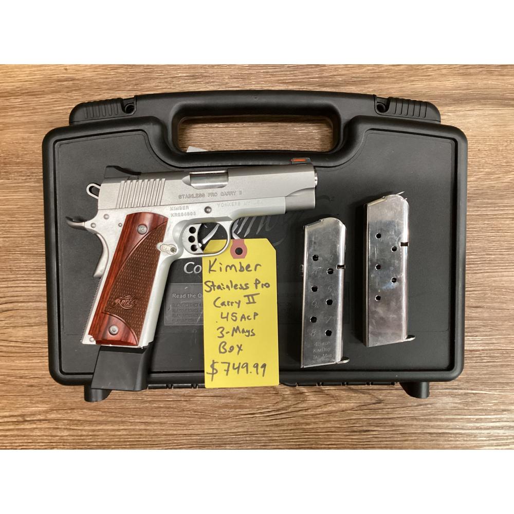USED Kimber Stainless Pro Carry II