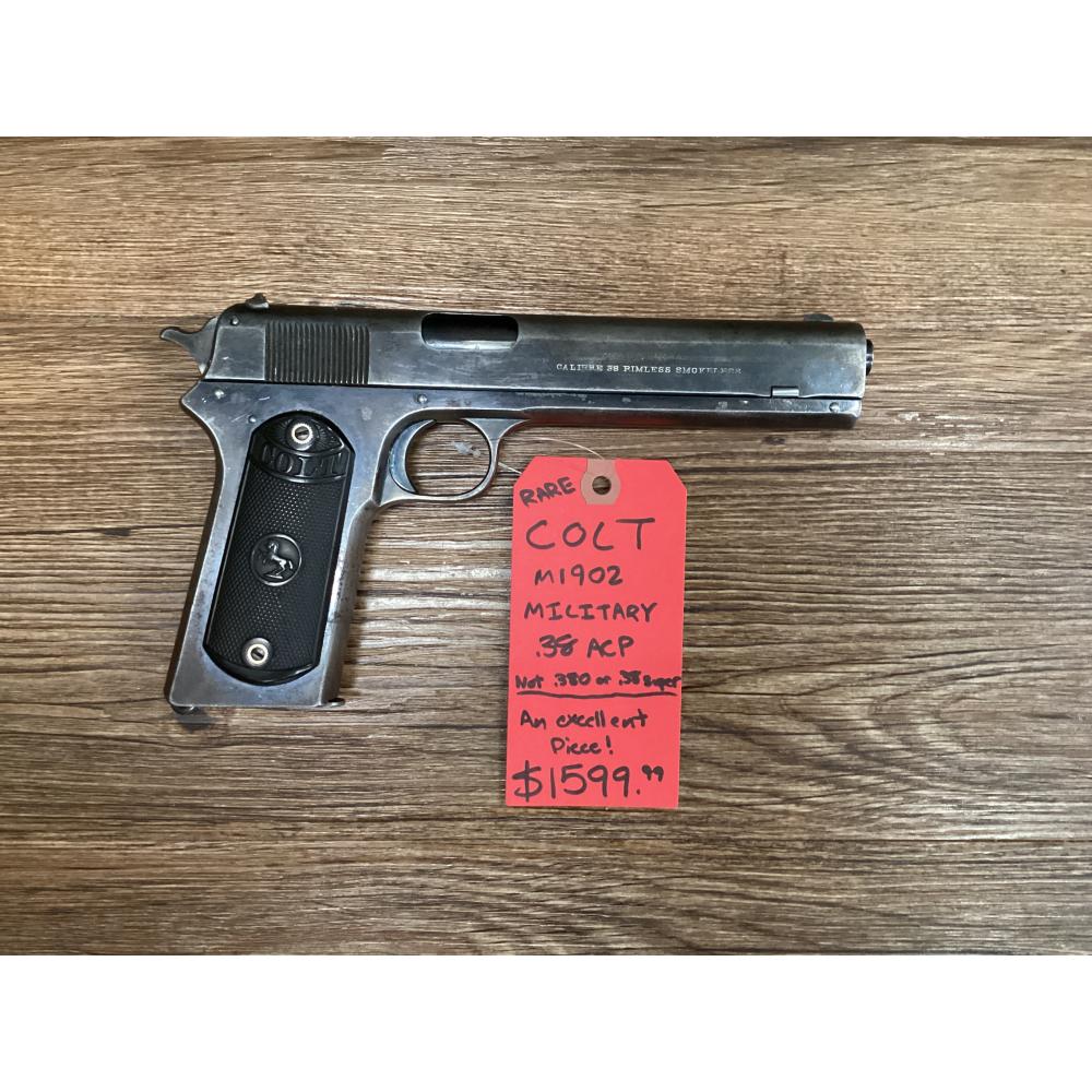 CONSIGNMENT RARE Colt M1902 Military 