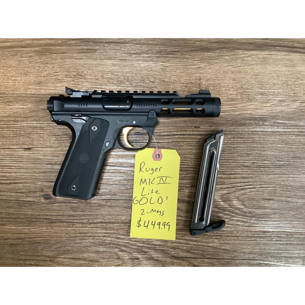 USED Ruger MKIV LITE