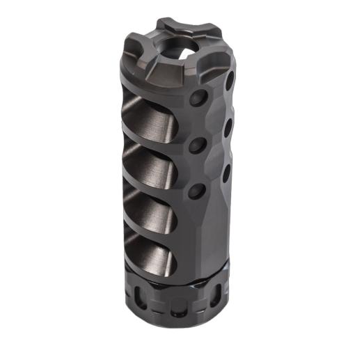 HYPERTAP MUZZLE BRAKE 6.5MM/.264CAL SLIM 5/8X24 BLACK