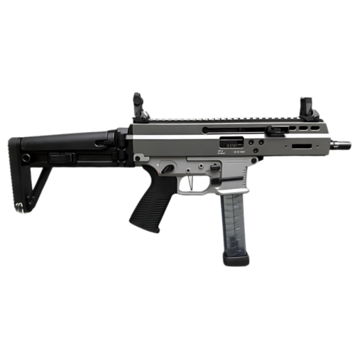 B&T APC9 LIMITED 9MM SBR SNIPER GRAY UPPER, MBT STOCK, METAL LOWER