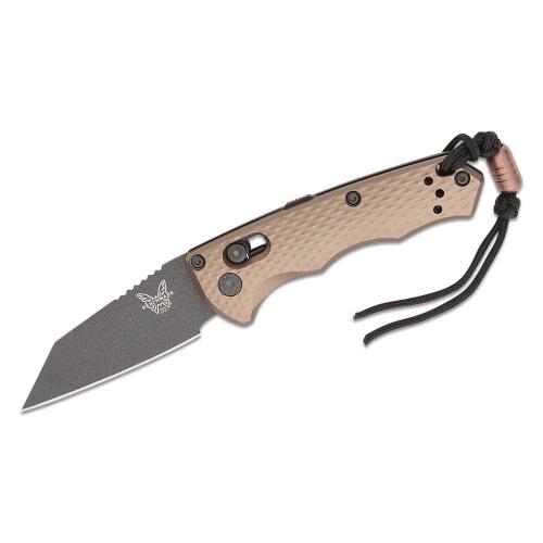 BENCHMADE AUTO IMMUNITY FLAT DARK EARTH ALUMINUM WHARNCLIFFE