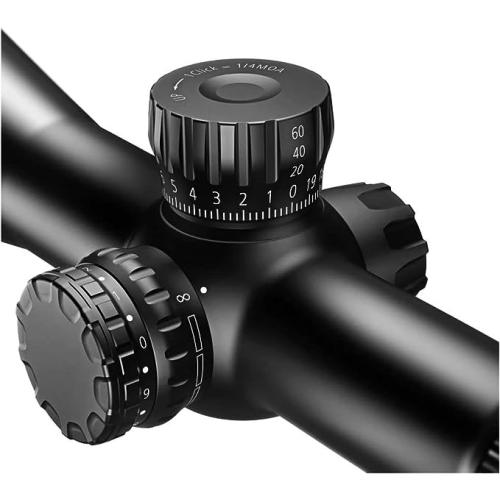 Zeiss Conquest V4 4-16x44 Riflescope with Illuminated Plex Reticle (#60) - External Elevation Turret - Ballistic Stop - Adjustable Parallax - .25 MOA