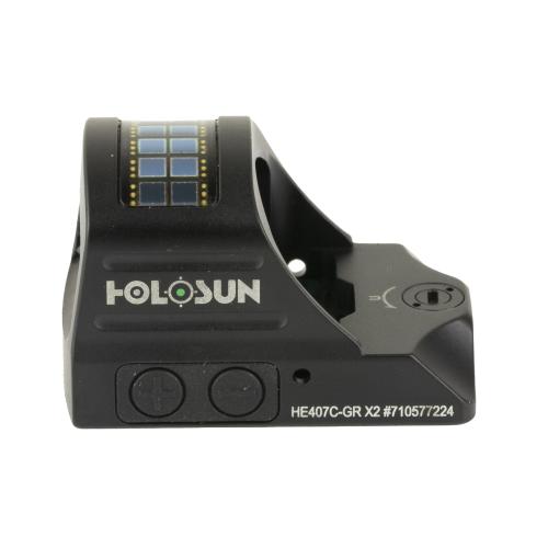 HOLOSUN HE407C-X2-GR 2 MOA GREEN DOT PISTOL SIGHT