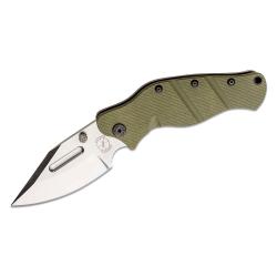 Sniper Bladeworks LPC OD Green Handle with Satin Blade Sniper Bladeworks LPC OD Green Handle with Satin Blade