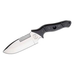 Sniper Bladeworks MAMU Black Handle with Satin Blade