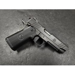Nighthawk Custom Bob Marvel 9mm Double Stack w/ IOS Sight Upgrade, Ambi Safety, Smoked Nitride Finish, Gold Bead Front Sight, Includes RMR IOS Plate